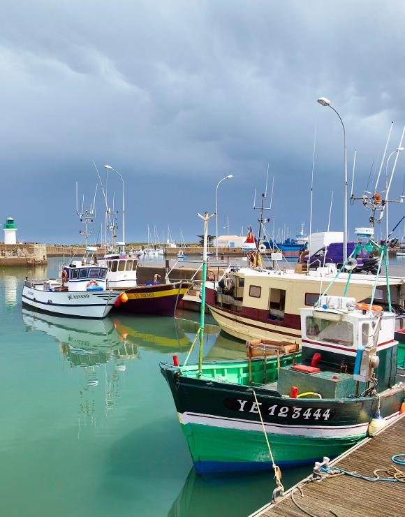 Port Joinville à l'île d'Yeu