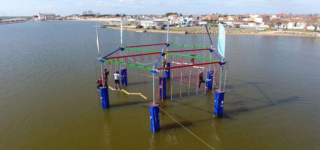 Atlantic Wakepark à l'Aiguillon sur Mer Atlantic Wakepark à l'Aiguillon sur Mer