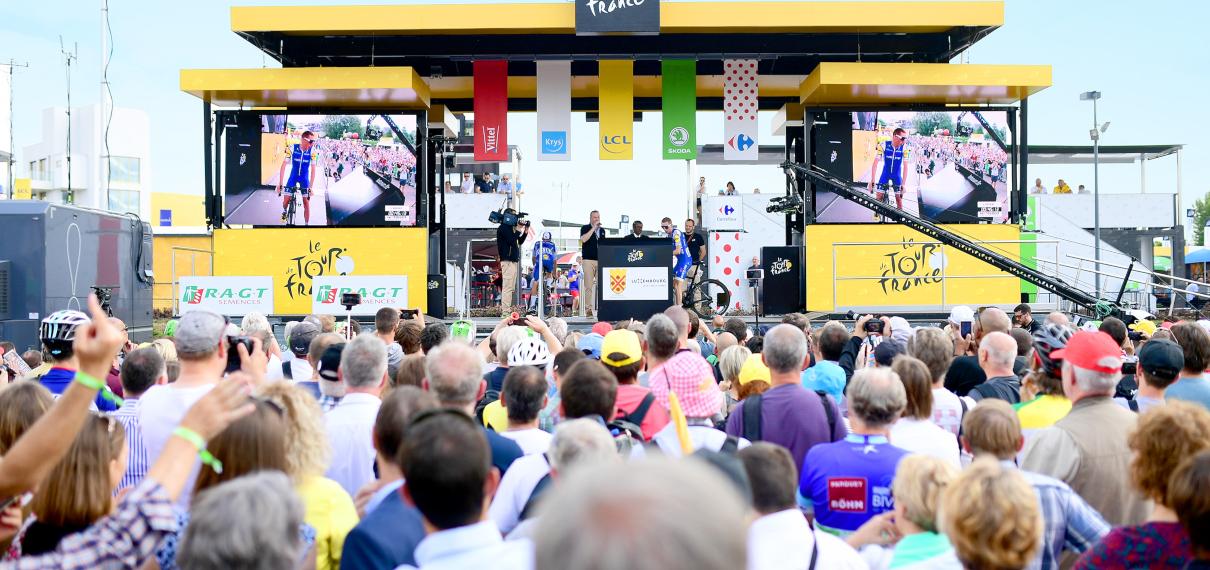 Présentation des équipes au Tour de France Présentation des équipes au Tour de France