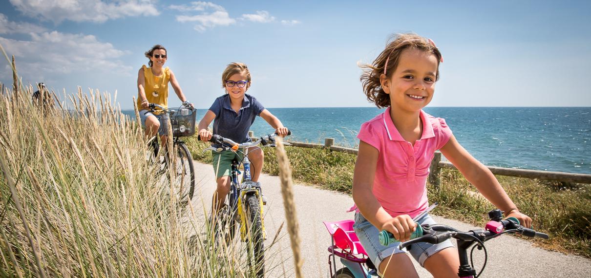 Vélo en famille sur Saint Gilles Croix de Vie