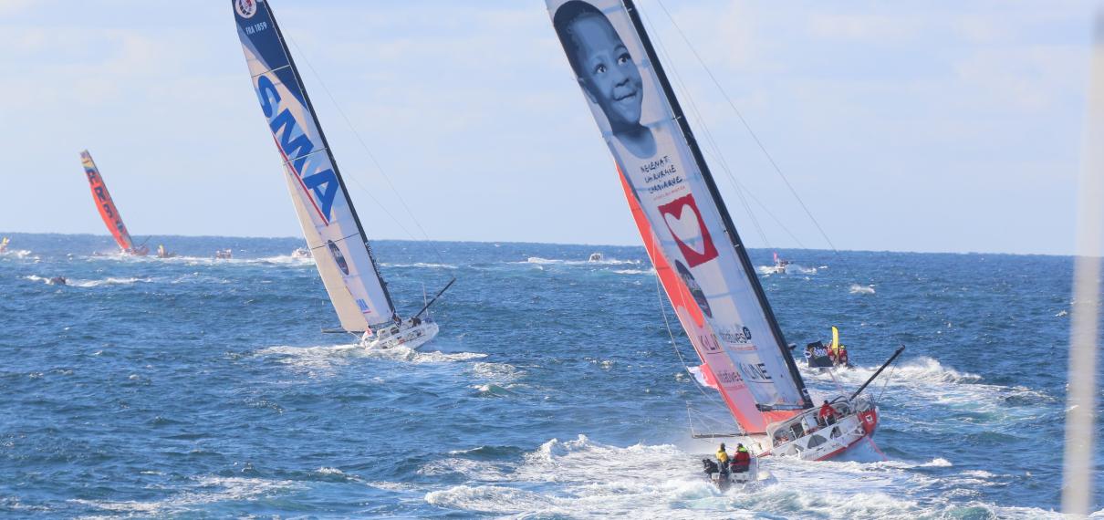 Bateaux au départ du Vendée Globe Bateaux au départ du Vendée Globe