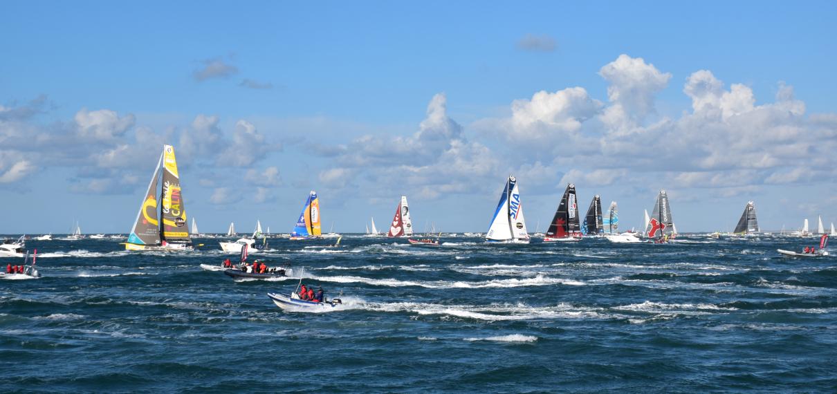 Bateaux au départ du Vendée Globe Bateaux au départ du Vendée Globe
