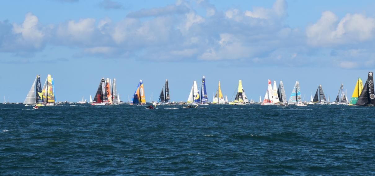 Bateaux au départ du Vendée Globe Bateaux au départ du Vendée Globe