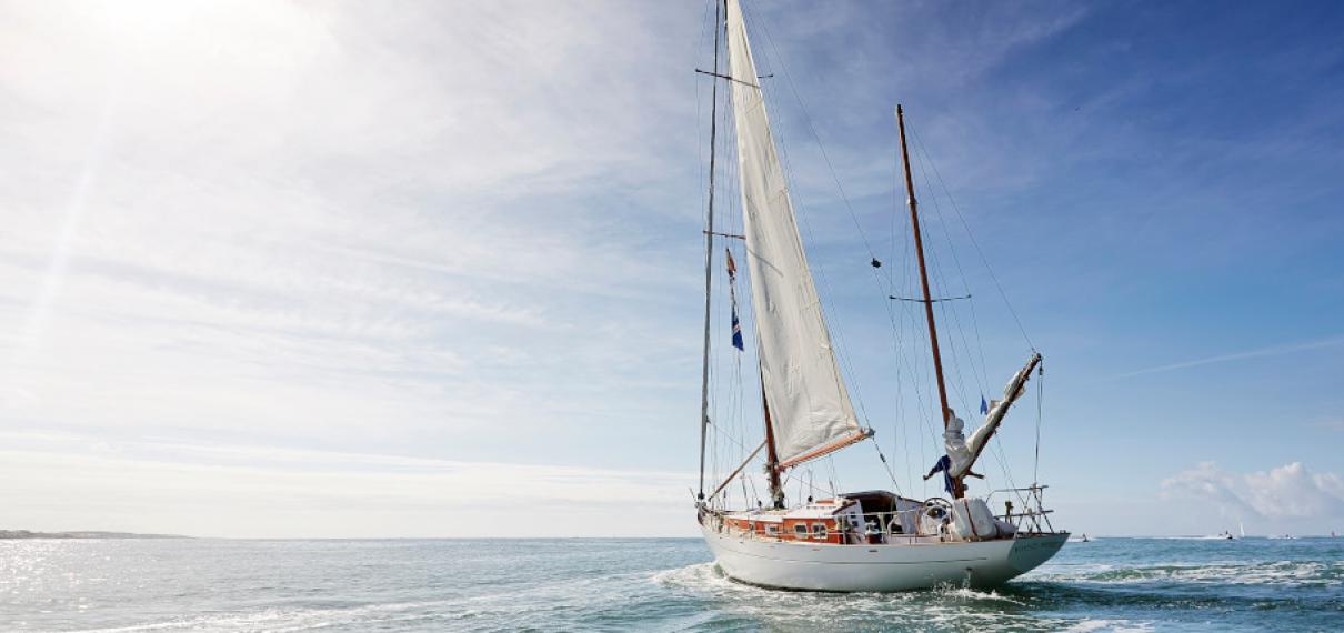 Sortie en mer sur un bateau à voile aux sables d'olonne
