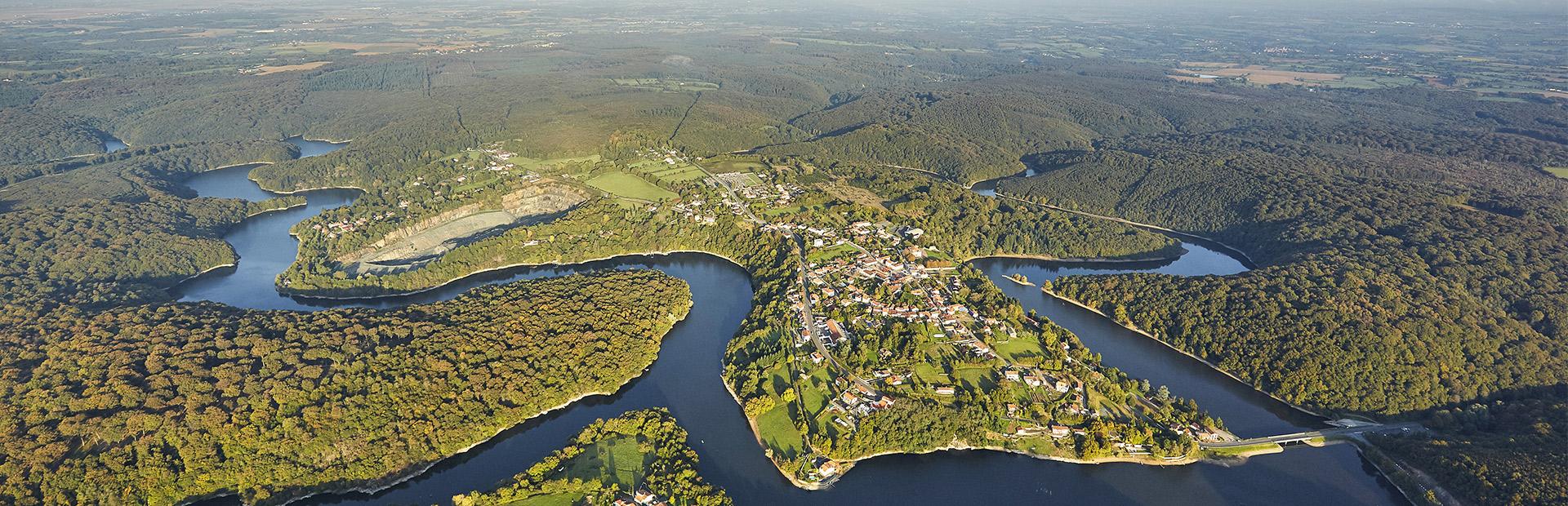 Aerienne de Mervent Aerienne de Mervent