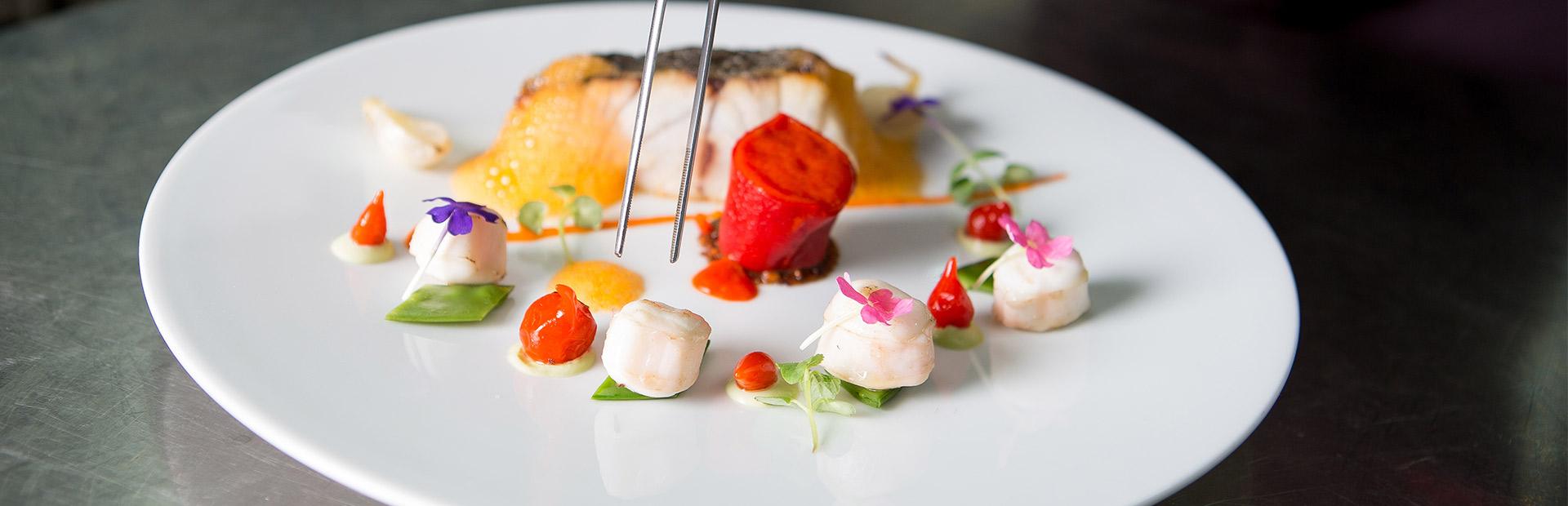 Assiette restaurant Cayola à Château d'Olonne