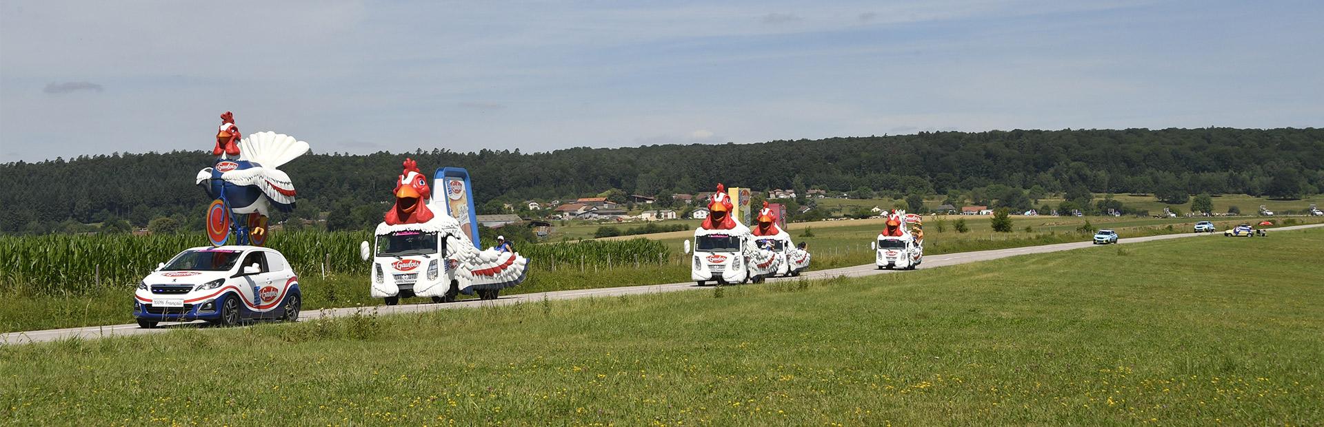 Caravane avant le départ du Tour de France Caravane avant le départ du Tour de France