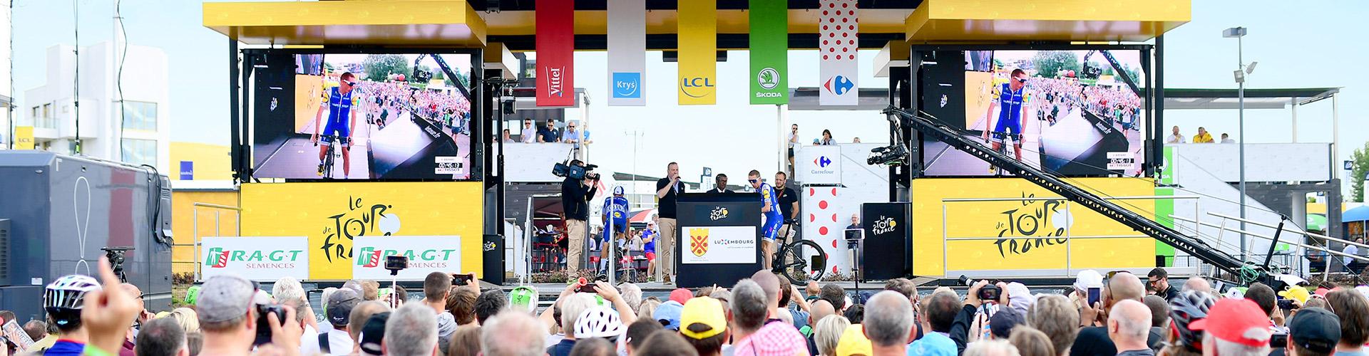 Présentation des équipes avant le tour