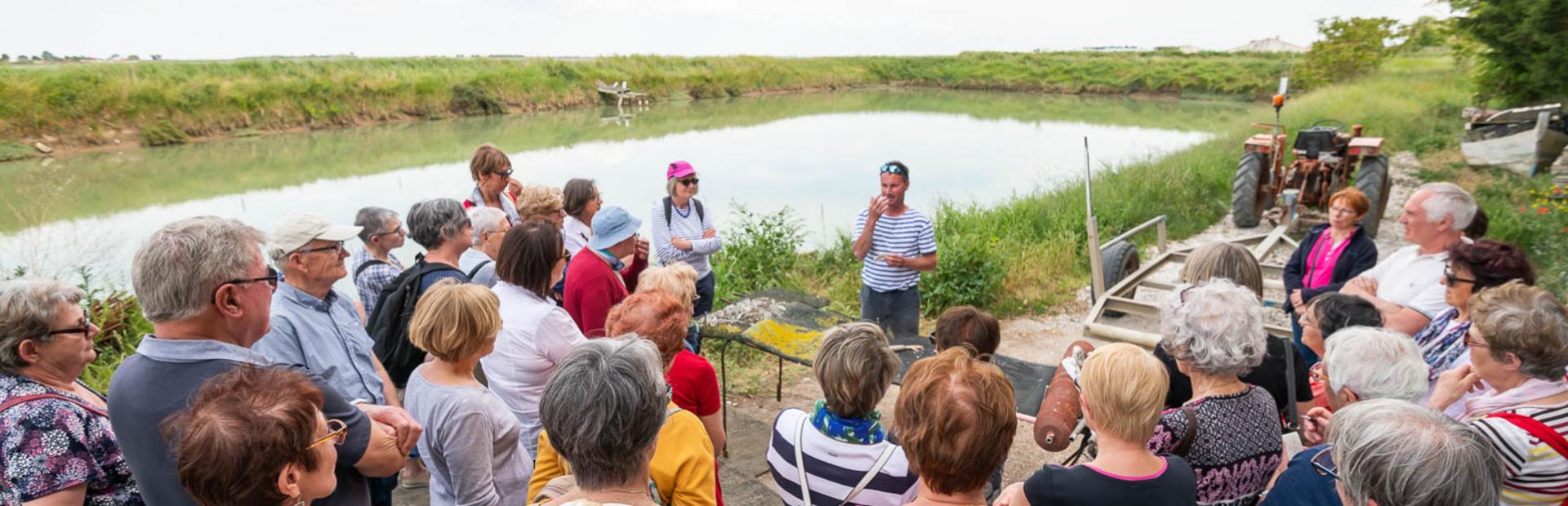 Visite de groupe à l'Aiguillon sur Mer Visite de groupe à l'Aiguillon sur Mer