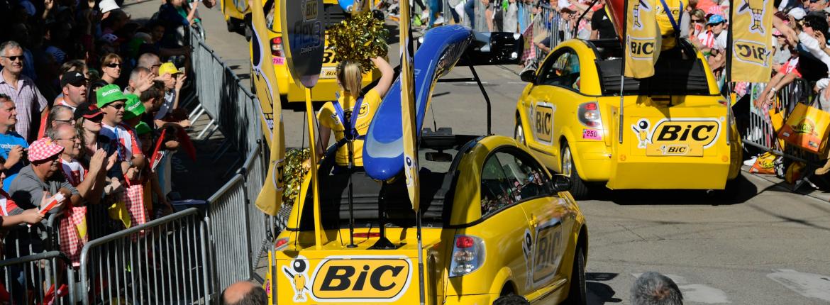 Caravane BIC au Tour de France Caravane BIC au Tour de France