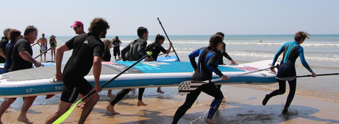 Paddle en groupe Saint Jean de Monts Paddle en groupe Saint Jean de Monts