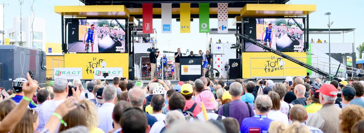 Présentation des coureurs au Tour de France Présentation des coureurs au Tour de France