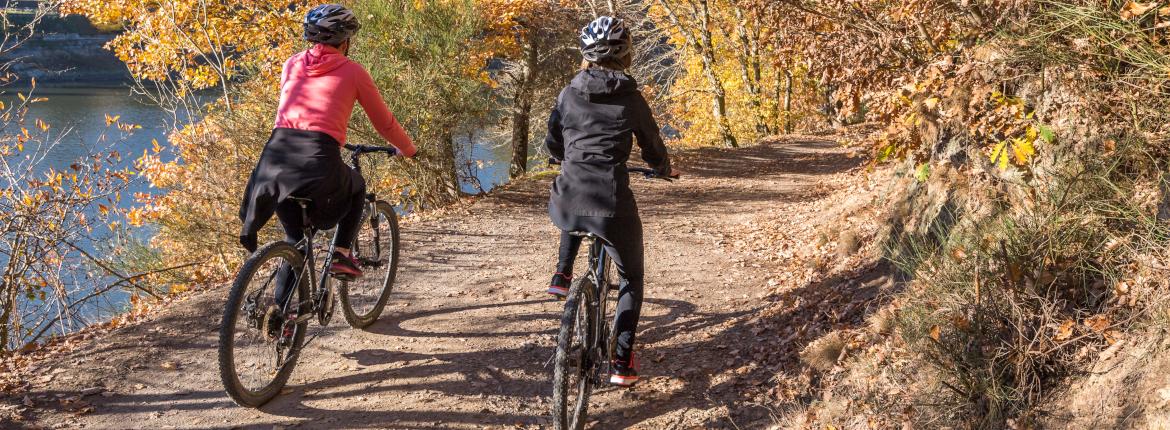 Vélo dans la foret de Mervent Vélo dans la foret de Mervent