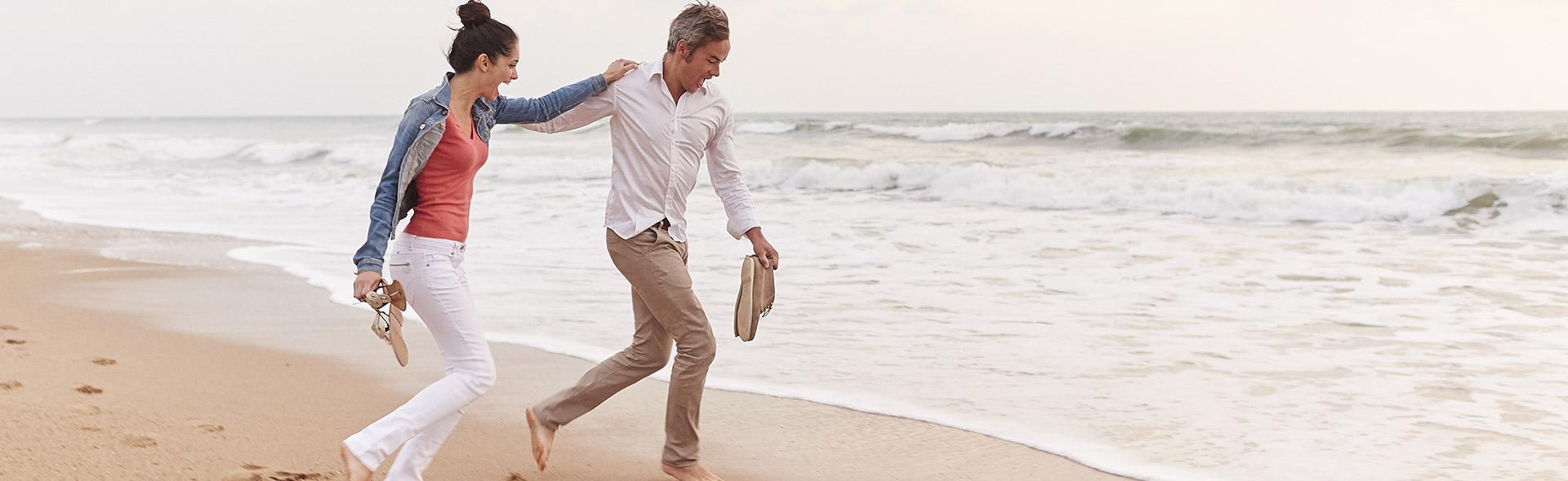 Couple sur la plage Couple sur la plage