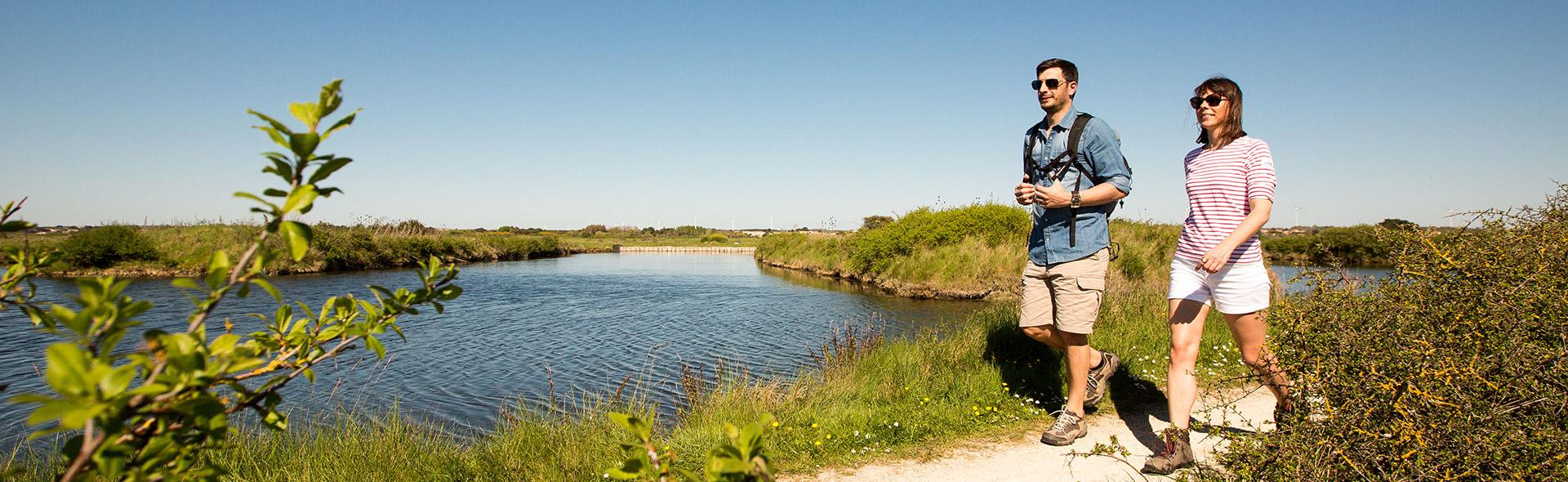 Randonnée pédestre dans les marais de l'Île d'Olonne Randonnée pédestre dans les marais de l'Île d'Olonne