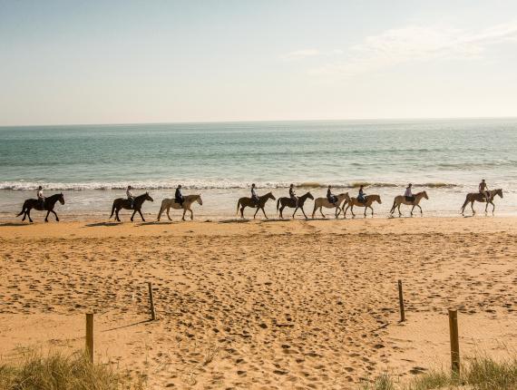 Ballade à cheval sur la plage de saint jean de monts Ballade à cheval sur la plage de saint jean de monts