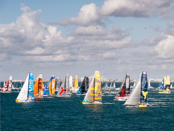 Bateaux au départ du Vendée Globe Bateaux au départ du Vendée Globe