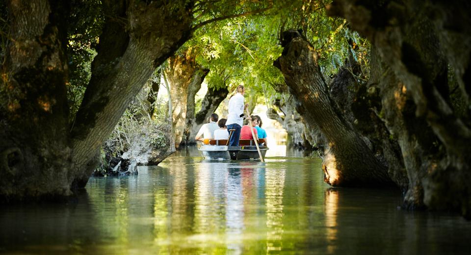 Balade en barque marais poitevin Balade en barque marais poitevin