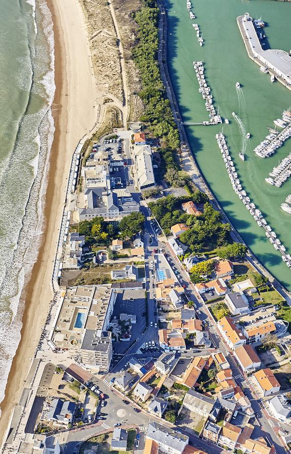 Vue aérienne de Saint Gilles Croix de Vie vue aerienne saint gilles croix de vie