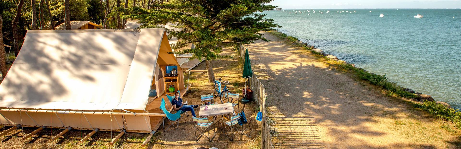 Partez en vacances à l'île de Noirmoutier et ses alentours Camping Huttopia Noirmoutier