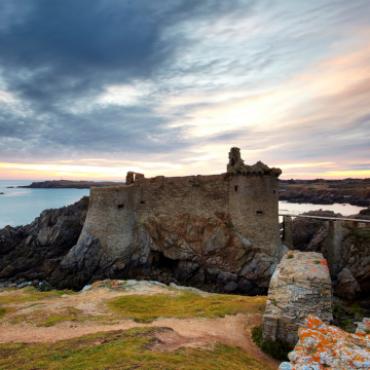 Le vieux château à l'île d'Yeu